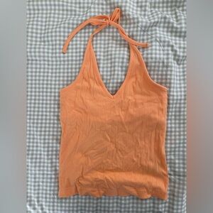 Old Navy Orange Halter Top Y2K